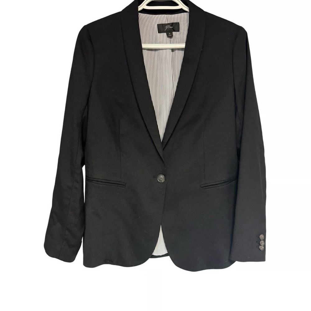 J. Crew Parke Classic Black Blazer